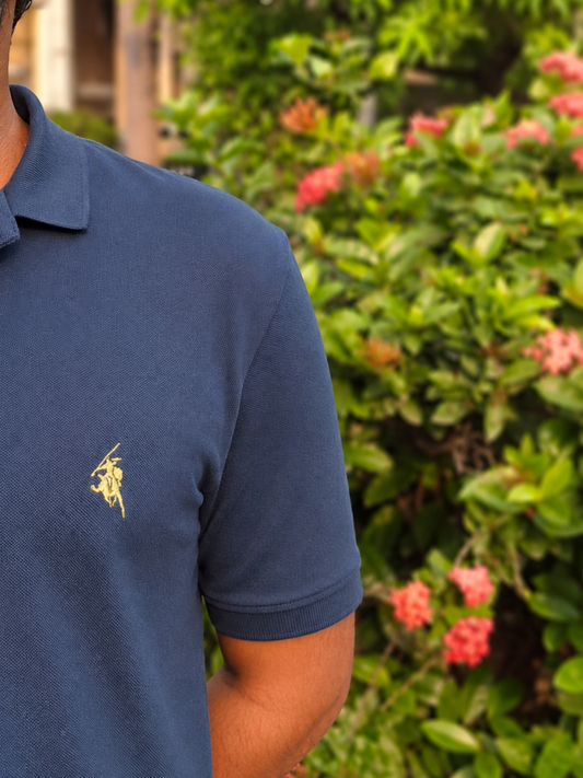 The Heritage Polo - Midnight Teal